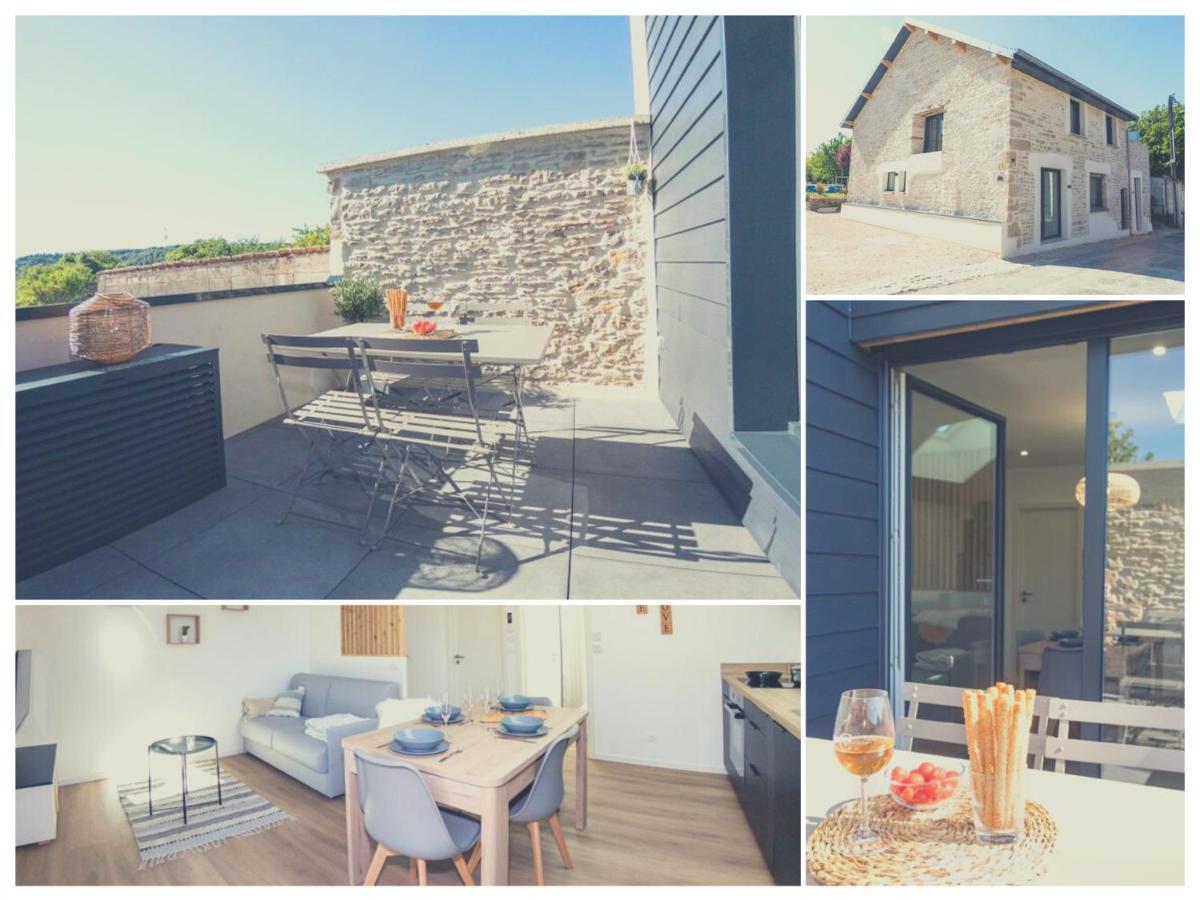 Appart-Hotel N 3 Avec Terrasse, Piscine, Petit-Dejeuner Et Parking Prive Chouzelot Exterior photo