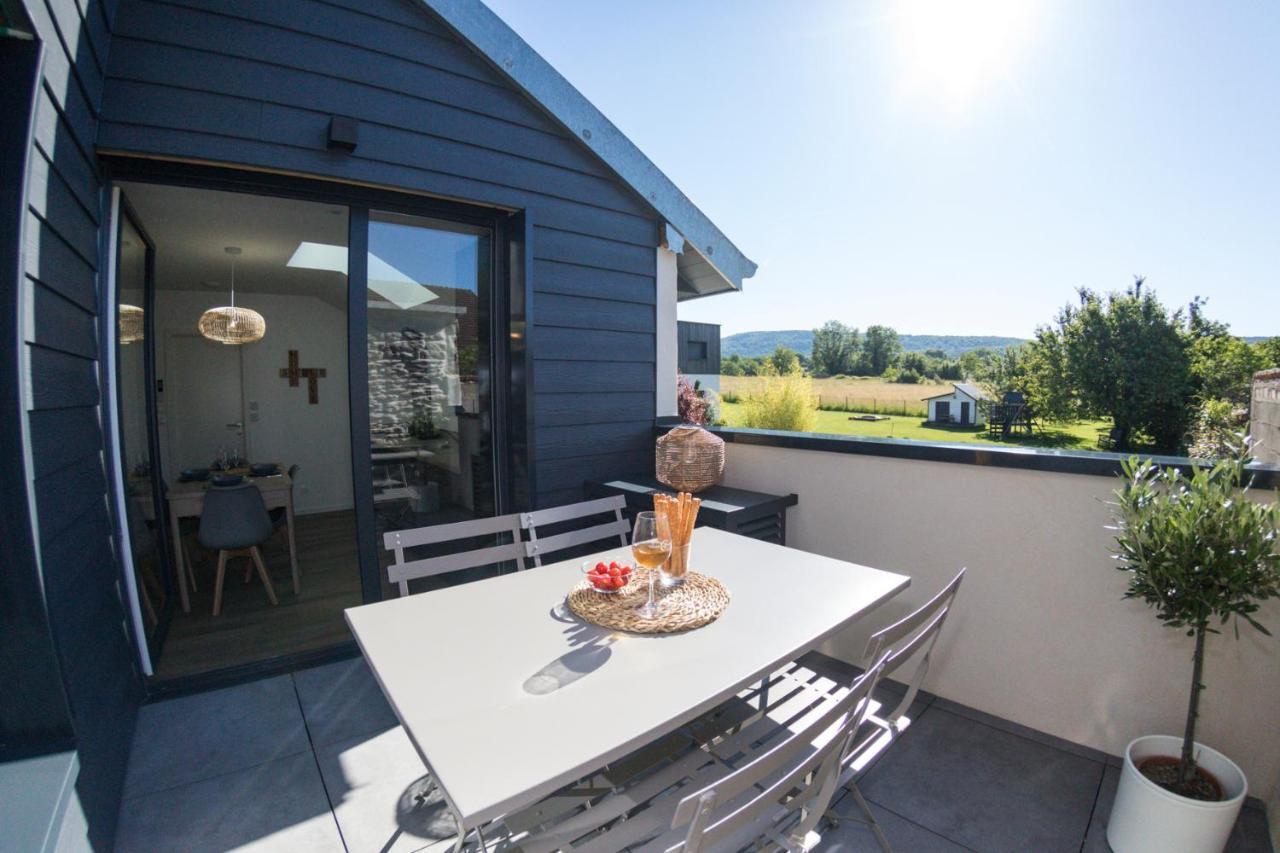 Appart-Hotel N 3 Avec Terrasse, Piscine, Petit-Dejeuner Et Parking Prive Chouzelot Exterior photo